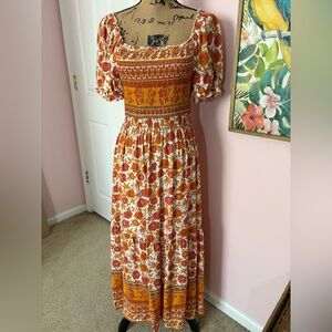 Maxi Style Floral Dress